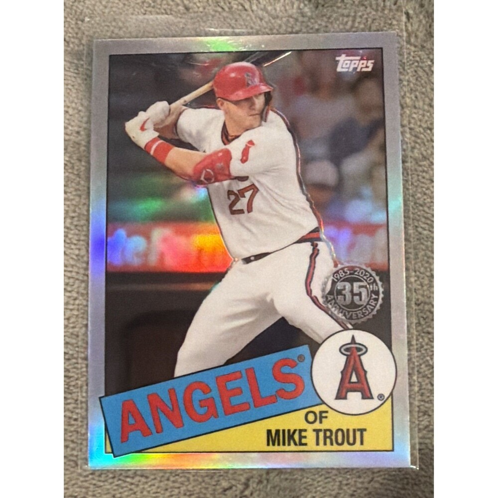 2020 Topps Chrome - 1985 Topps Mike Trout Refractor